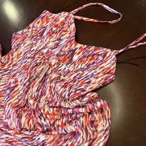 Felicity & Coco Red and Purple Strappy Dress